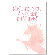 Special Birthday Unicorn Card